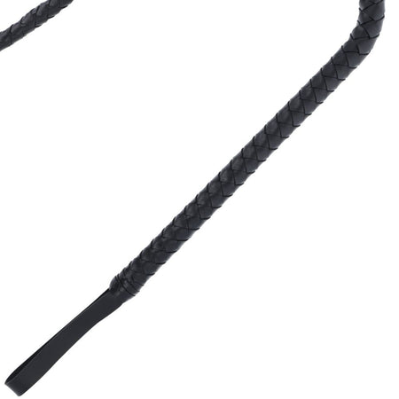 Frusta Frustino Lungo Nero Sadomaso Darkness Black Flogger 210cm