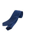 Cravatta uomo Bergamotto - Blu tinta unita
