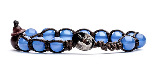 TAMASHII Bracciale Agata Blu