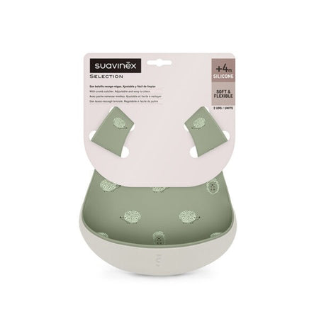 Suavinex Bavaglino Silicone Bipack 2 Pezzi