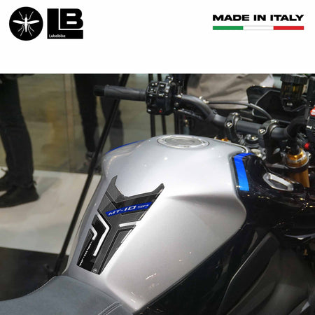 Adesivo 3D Protezione Paraserbatoio moto compatibile con Yamaha MT-10 SP 2022-23