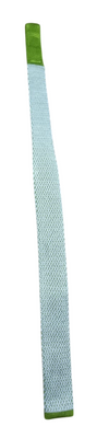 Cravatta uomo Altea - Maglia di seta verde/bianco