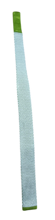 Cravatta uomo Altea - Maglia di seta verde/bianco