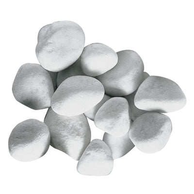 Ciottoli marmo bianco Carrara, sassi decorativi per giardini, sacco da 25 kg