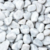 Ciottoli marmo bianco Carrara, sassi decorativi per giardini, sacco da 25 kg