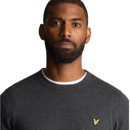 Lyle & Scott maglioncino merino grigio KN400VC