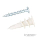 Tasselli autoperforanti per cartongesso in metallo e nylon 12x32 Fixman 100 pz Fixman