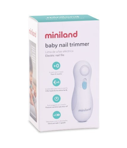 Miniland - Baby nail trimmer Taglia unghie elettrico 89608