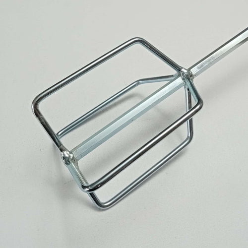 Frusta da 130x140mm a 4 settori in acciaio zincato attacco esagonale per mescolatore