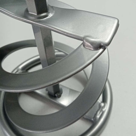 Frusta da 120mm elicoidale in acciaio zincato attacco esagonale per mescolatore