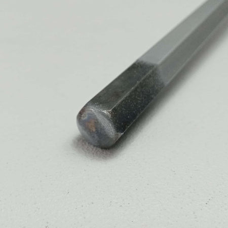 Frusta da 100mm elicoidale in acciaio zincato attacco esagonale per mescolatore