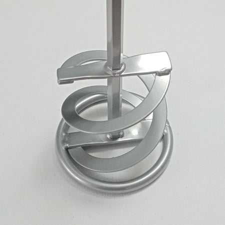 Frusta da 100mm elicoidale in acciaio zincato attacco esagonale per mescolatore