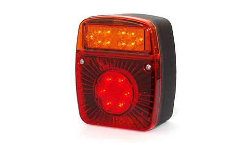 Fanale posteriore LED dx 12-24V 121x56x101mm