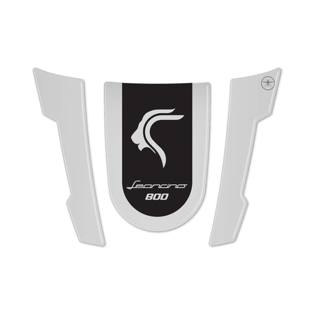 Adesivo 3D Protezione resinata codino moto compatibile con Benelli Leoncino 800