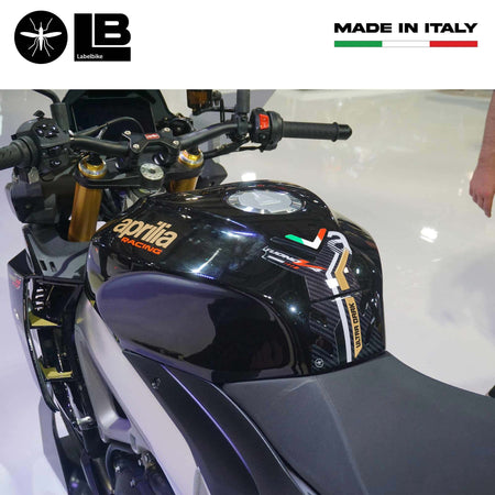 Adesivo 3D Protezione serbatoio compatibile con Aprilia Tuono V4 1100 2021-2023