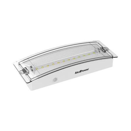 Alca Power lampada d' emergenza da parete 6500K 100lm SE+SA, LiFePO4, IP65