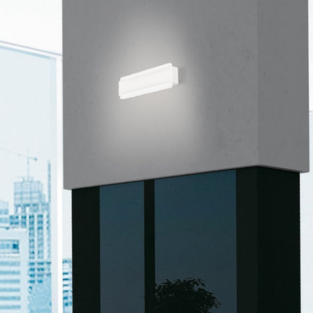 Applique moderno Promoingross VENERE A40 WH LED metallo metacrilato lampada parete biemissione