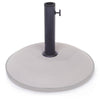 Base in cemento tonda per ombrellone palo centrale marmetta da 26 kg