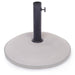 Base in cemento tonda per ombrellone palo centrale marmetta da 26 kg
