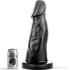 MAXI DILDO NERO ALL BLACK DONG FALLO REALISTICO GIGANTE 27 CM