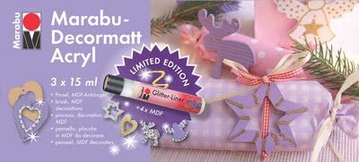 MARABU - PITTURA ACRILICA DECORMATT 3X15ML