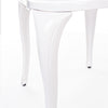 Sedia faenza in alluminio bianco da esterno per giardino e veranda