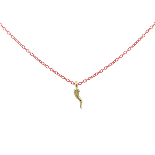 Rue des mille - GIROCOLLO CORNETTO CATENA CON VERNICE - ORO 18KT