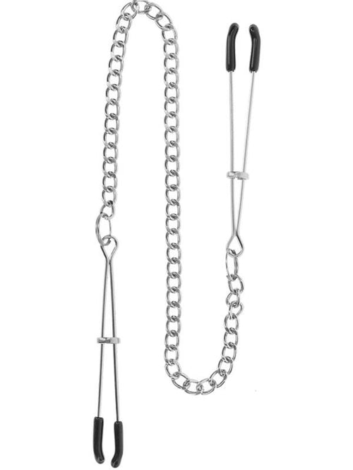 Pinzette Capezzoli con Collanina Argento