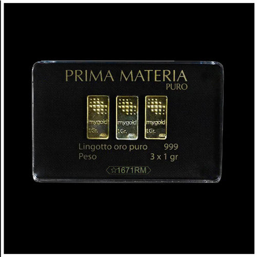 Prima Materia - Lingotti in Oro 3gr 999 in blister