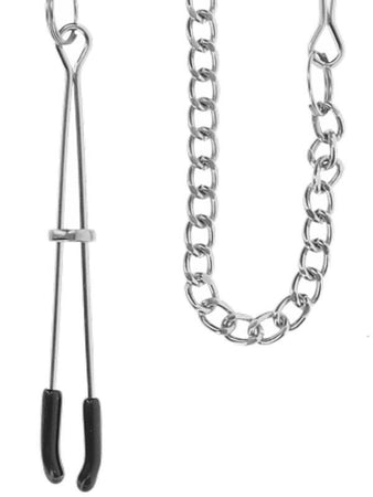 Pinzette Capezzoli con Collanina Argento
