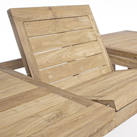 Tavolo allungabile "Bounty" in legno di Teak Riciclato da giardino 160/220 x 95 cm