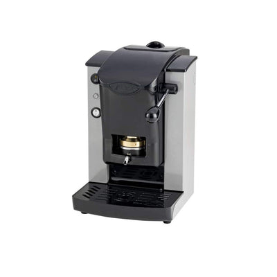 MACCHINA DA CAFFE' FABER SLOT PLAST BASIC TELAIO GRIGIO PLASTICHE NERO PRESSACIALDA IN OTTONE SPGRINBASOTT