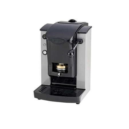 MACCHINA DA CAFFE' FABER SLOT PLAST BASIC TELAIO GRIGIO PLASTICHE NERO PRESSACIALDA IN OTTONE SPGRINBASOTT