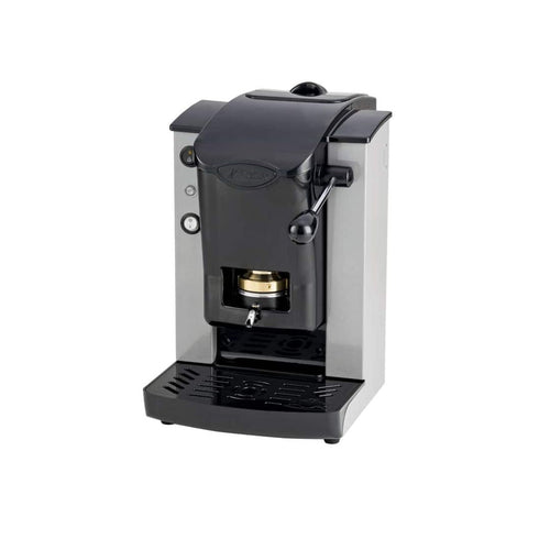 MACCHINA DA CAFFE' FABER SLOT PLAST BASIC TELAIO GRIGIO PLASTICHE NERO PRESSACIALDA IN OTTONE SPGRINBASOTT