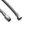 Flessibile acqua prolungato MF 1/2 x 1/2 x 30cm rivestimento in acciaio inox per rubinetto