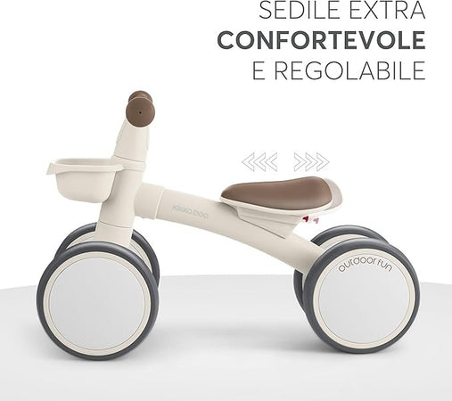 Kikkaboo - Cavalcabile Bambino Triciclo Senza Pedali Zipi