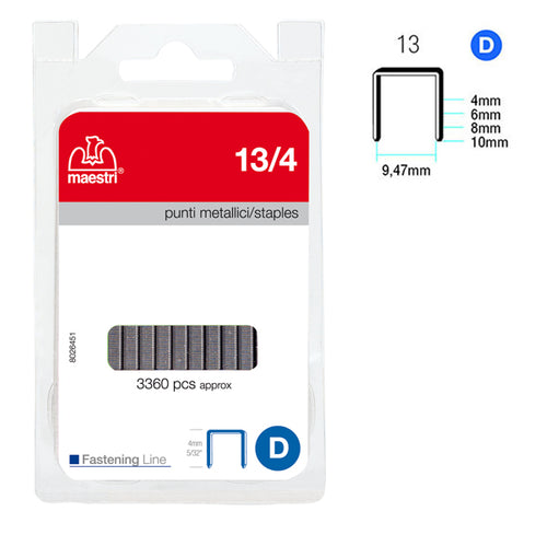 Punti 13/4 In Blister Da 3360 P. Ro-Ma