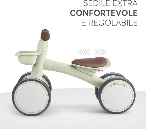 Kikkaboo - Cavalcabile Bambino Triciclo Senza Pedali Zipi