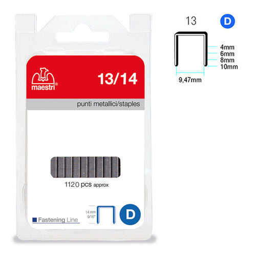 Punti 13/14 In Blister Da 1120 P. Ro-Ma