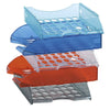 Vaschetta Portacorrispondenza Forate E040 Azzurro Trasp.Fellowes