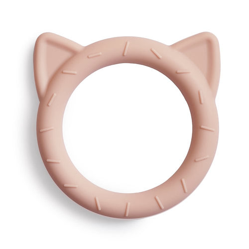 Massagiagengive In Silicone Cat Blush 9X9X1 Cm Mushie