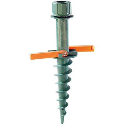 Porta ombrellone da mare a spirale, Trivella Gigante picchetto per sabbia