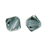RAYHER - 25 PEZZI - PERLE DI CRISTALLO SWAROVSKI FORMA ROMBO Ø4MM - COLORE TURCHESE