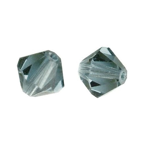 RAYHER - 25 PEZZI - PERLE DI CRISTALLO SWAROVSKI FORMA ROMBO Ø4MM - COLORE TURCHESE