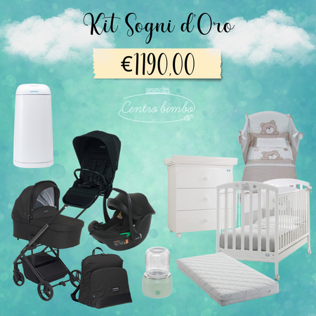 Kit Nascita Completo "Sogni d'Oro"