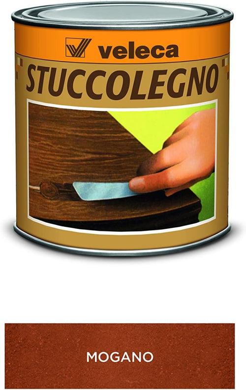 VELECA - STUCCOLEGNO STUCCO IN PASTA PER LEGNO 250GR MOGANO