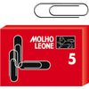 Scatola 100 Fermagli N.5 Mm50 Zincati Leone