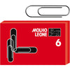 Scatola 100 Fermagli N.6 Mm57 Zincati Leone