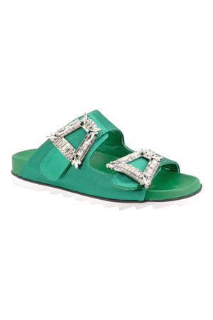TWENTY FOUR HAITCH Sandali Verde da donna