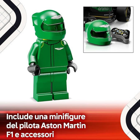 LEGO Speed Champions - Auto da Corsa Aston Martin Aramco F1 AMR24 - 77245